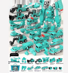Magnetic Engineering Construction Toy Car for Kids