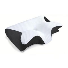 Ergonomic Memory Foam Neck Pillow for Pain Relief